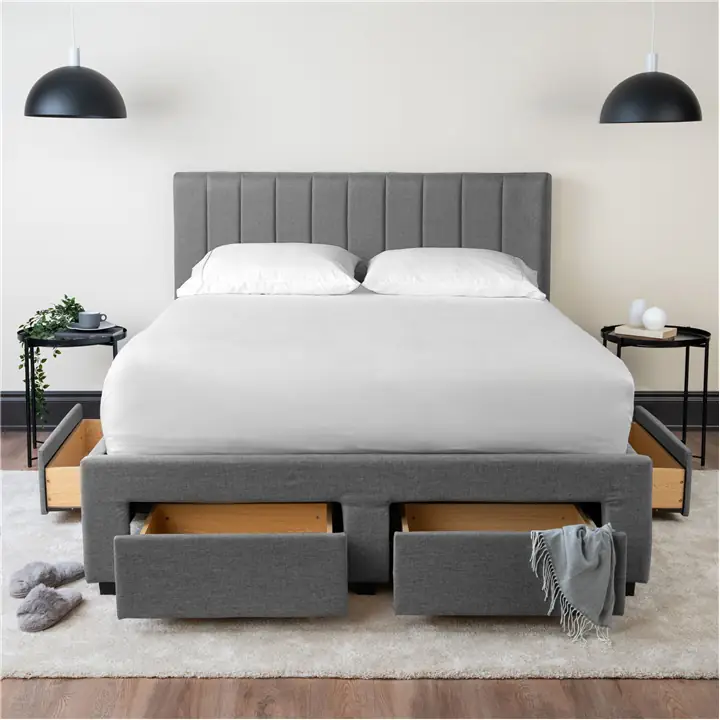 Hamuq Panel Storage Bed - King