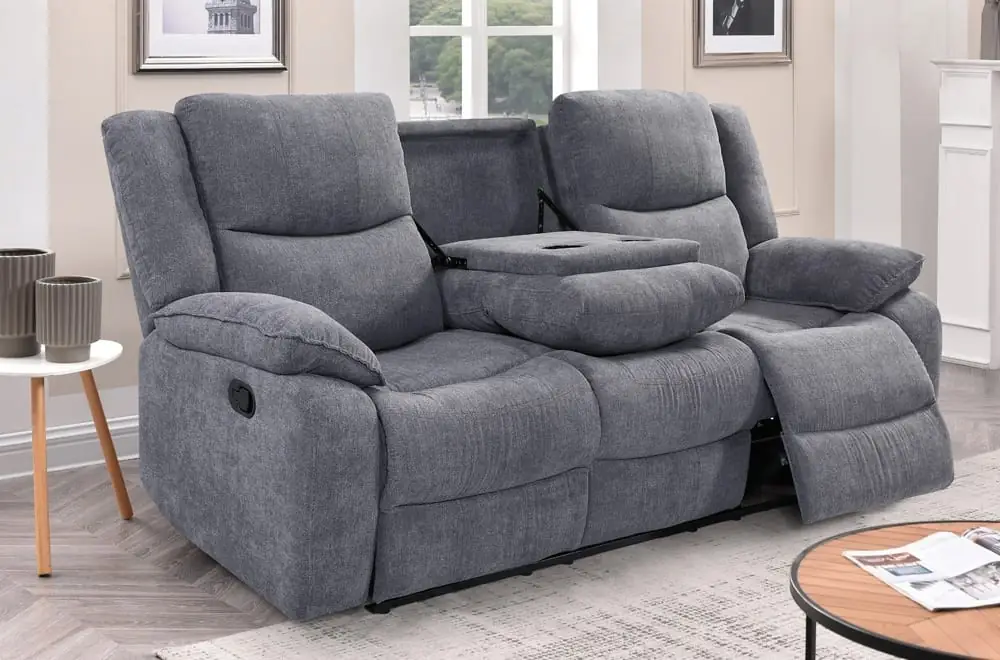 Hamuq Chenille Recliner Sofa