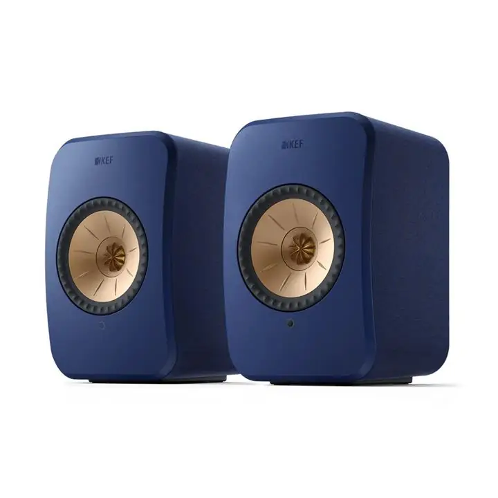 KEF LSX II Wireless all-in-one HiFi Speakers (Set of 2, Cobalt Blue)
