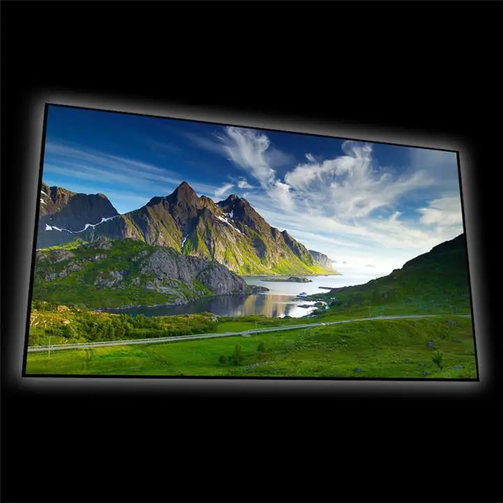 EluneVision 92'' 16:9 Reference 4K SLIM slim Fixed Frame Screen