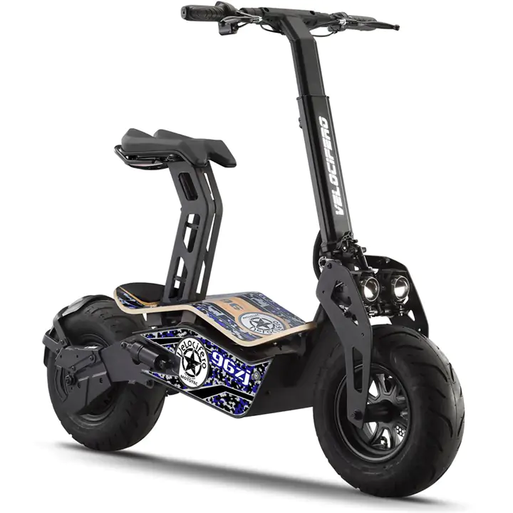 Electric Scooter 1600W 48V 28MPH MotoTec Mad