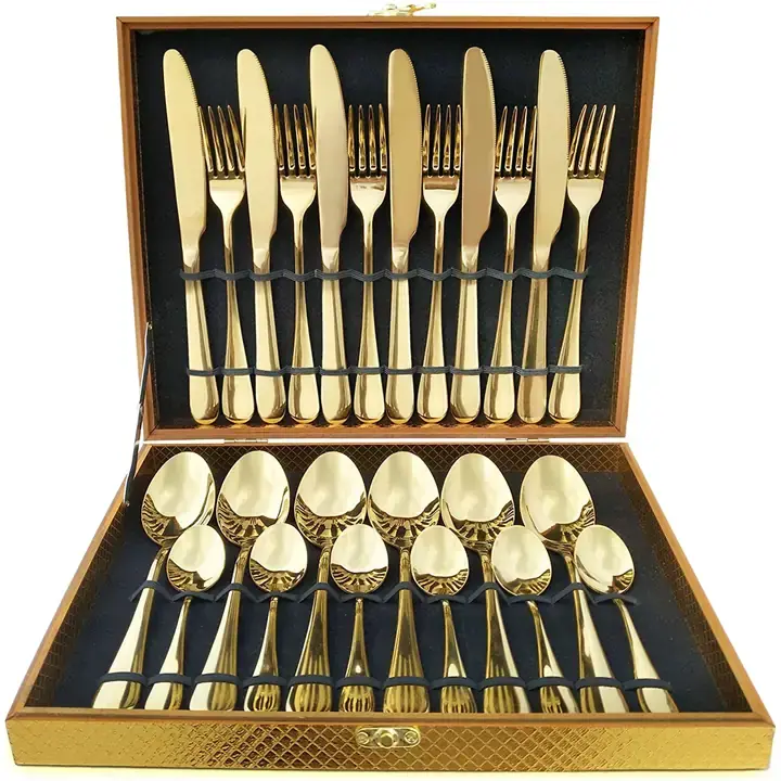 Gsantos Elegance Luxury Stainless Steel Cutlery Set