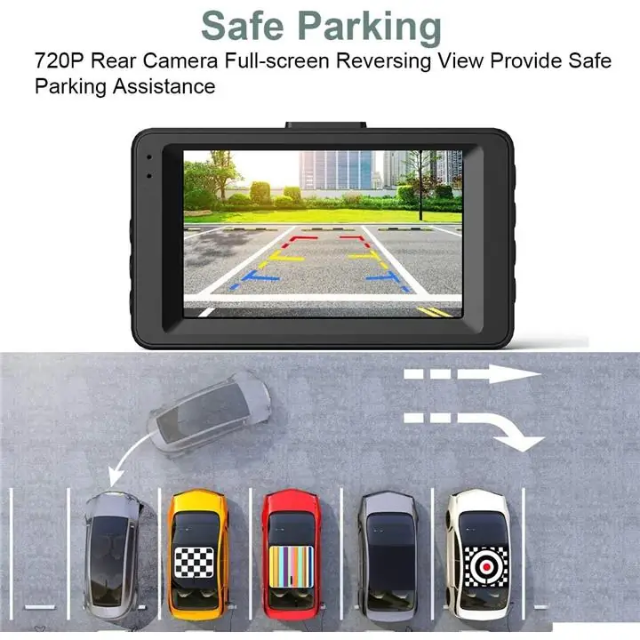 Gsantos SRE623 High Resolution Dash Cam