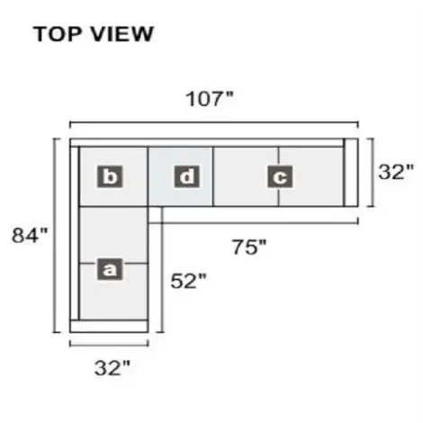 Aparan 4-Piece L Shape Modular Sectional Sofa Covers in Navy Polyfiber