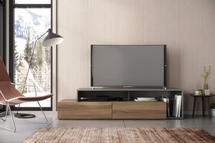Dynasty TV Stand 72-INCH (Nutmeg And Greige)