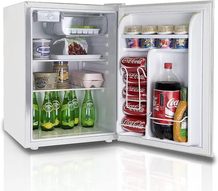 Compact 74L Refrigerator - White