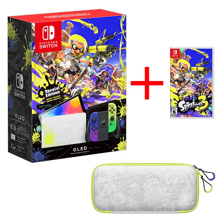 Nintendo switch splatoon case hotsell