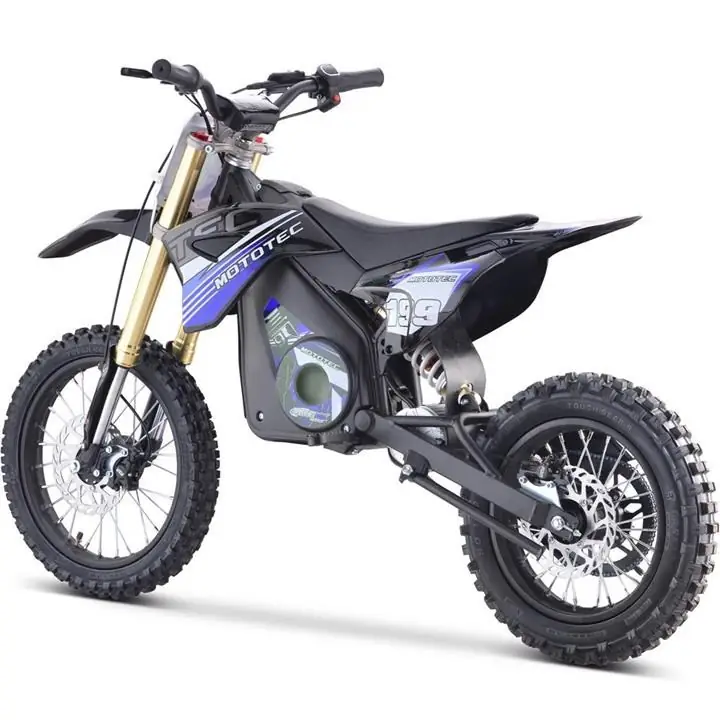 Electric Dirt Bike 1600w 48v 40KM/h - For Kids 10 & Up (Blue)