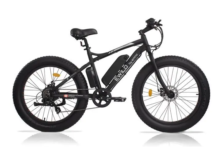 Emmo 26 inch Fat Tire All Terrain Electric Bike17.5Ah-Pathfinder-Black