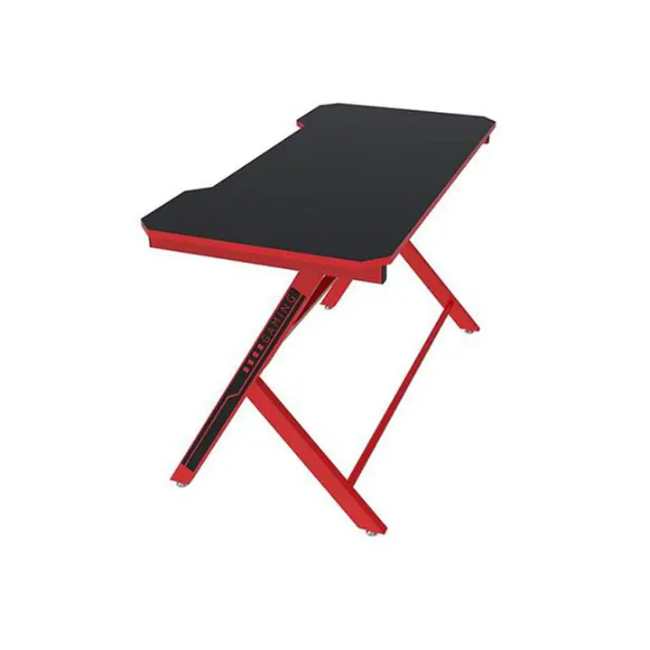 XTECH Red Wizard Gaming Computer Desk - Red/Black