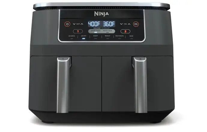Ninja Double Air Fryer Foodi 6-in-1 8-qt. 2-Basket with DualZone Tech