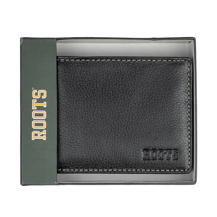 SET OF 2 ROOTS MENS SLIM FOLD WITH COIN POCKET