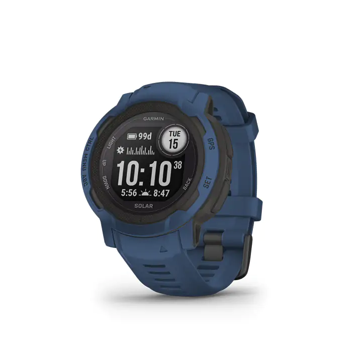 Garmin Instinct® 2 Solar Smartwatch - Tidal Blue