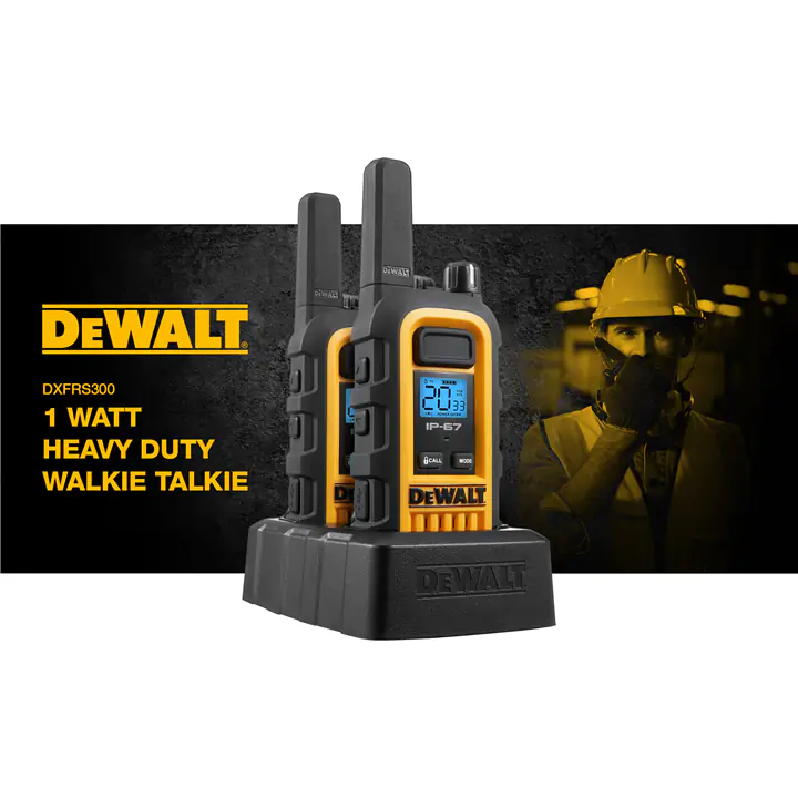 DeWALT DXFRS300 Heavy Duty Walkie Talkies