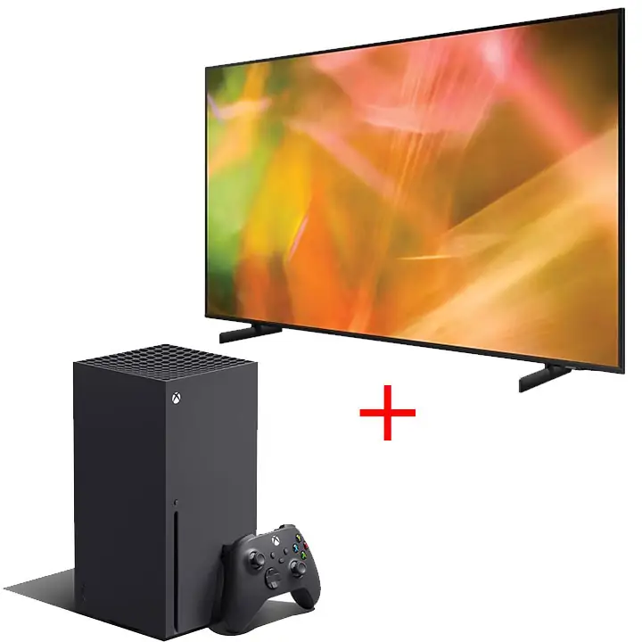 Samsung 65” AU8000 UHD 4K Smart TV & Xbox Series X 1TB Console