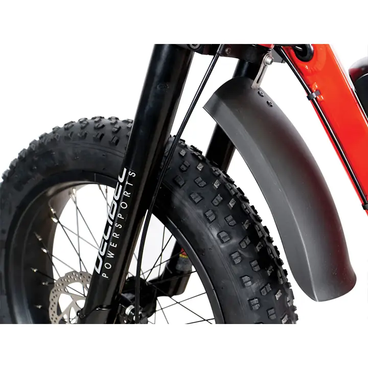 Decibel Moto 500-watt Electric Bike - Red