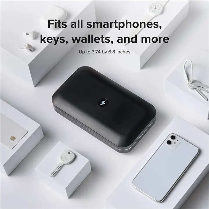 PhoneSoap 3 UV Smartphone Sanitizer & Charger - Black