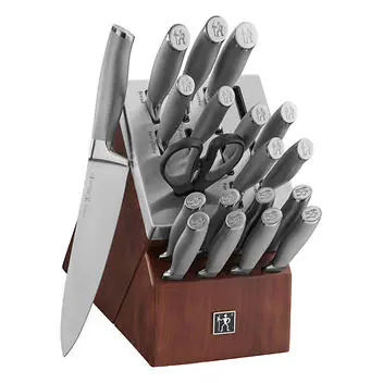 HENCKELS MODERNIST Self-sharpening Knife Block Set, 20-piece