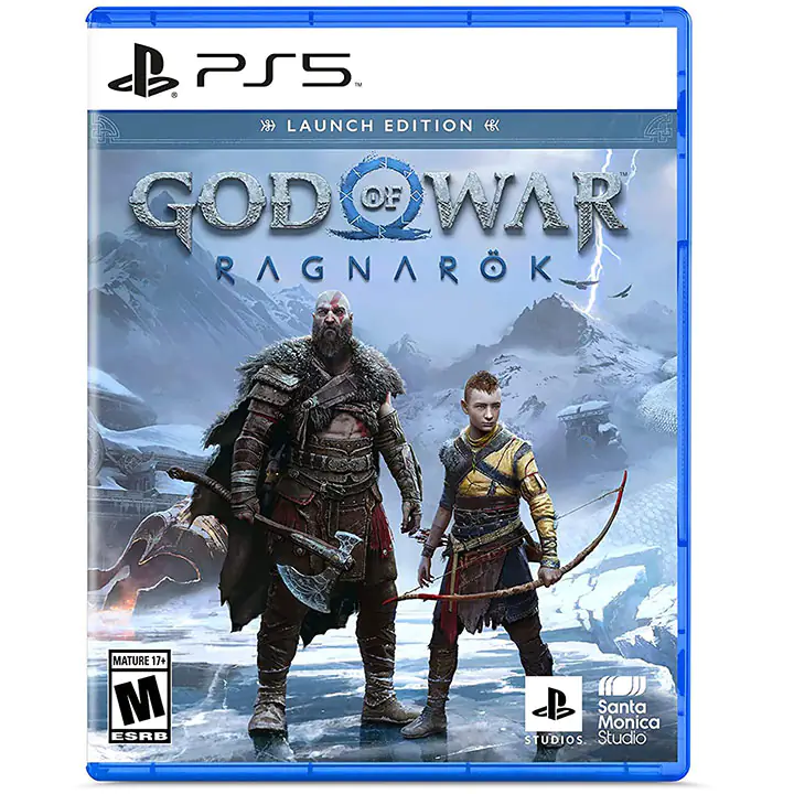 PlayStation 5 Disc Edition Gaming Bundle with GOW Ragnarok Game
