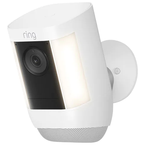 Ring Spotlight Cam Pro Outdoor 1080p IP Camera - White