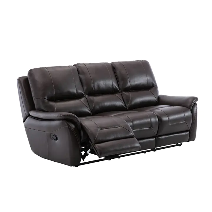 Reggio Reclining Sofa in Chocolate by Lifestyle