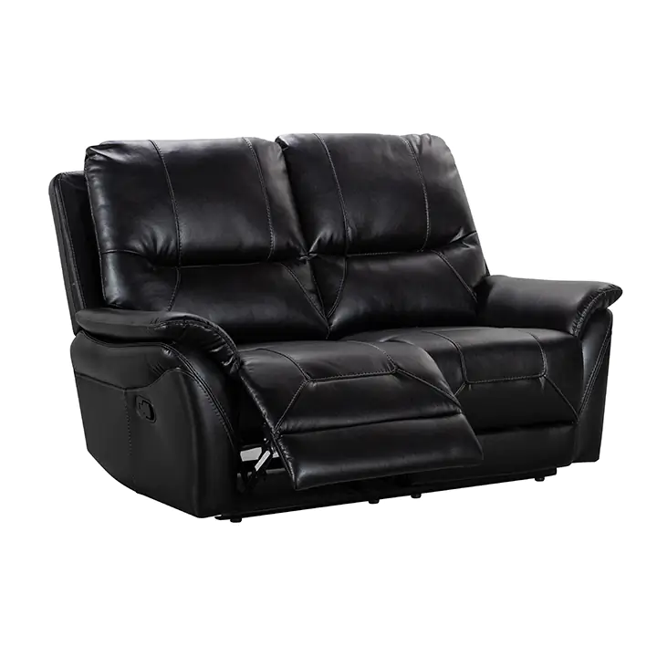 Reggio Reclining Loveseat in Charcoal by Lifestyle
