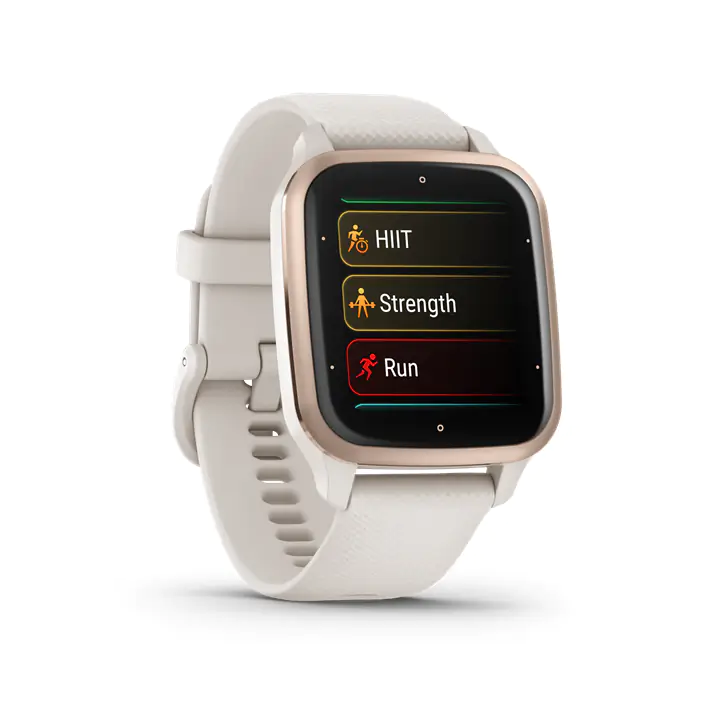 Garmin Venu® Sq 2 Music Edition Stylish Smartwatch - Peach Gold