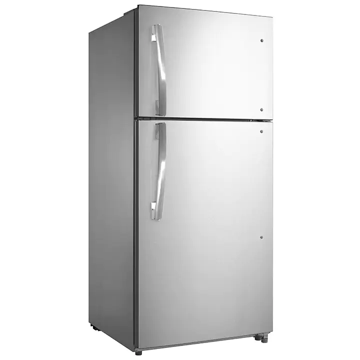 GE® Energy Star 18 Cu. Ft. Top-Freezer Refrigerator - Stainless Steel