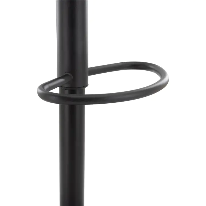 Tilbury Adjustable Bar Stool & 360-Degree Swivel - Charcoal Black