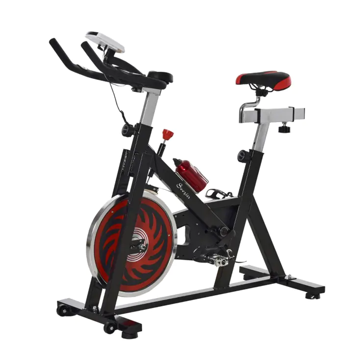 Upright Stationary Exercise Bike With 18 LBS Flywheel