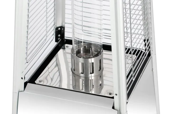 Shinerich - Pyramid Style Patio Heater - Stainless Steel