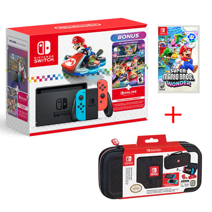 Nintendo Switch Mario Kart 8 Deluxe Bundle 