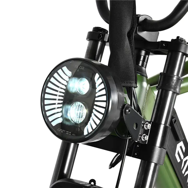 EMMO Paralo Pro 2.0-Powerful 750W-Dual Seater Electric Bike-Green