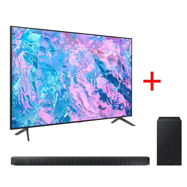 Samsung 50" 4K UHD Smart TV & Samsung 3.1.2ch Q-Series Soundbar