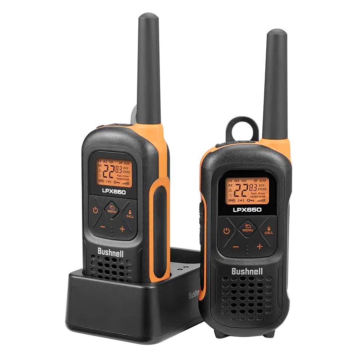 Bushnell Adventure 68KM 2 Way Radios - FRS 2.0 Watt Long Range Recharg