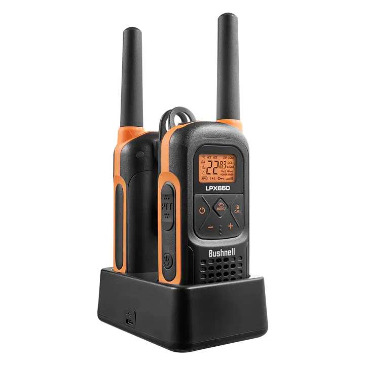Bushnell Adventure 68KM 2 Way Radios - FRS 2.0 Watt Long Range Recharg