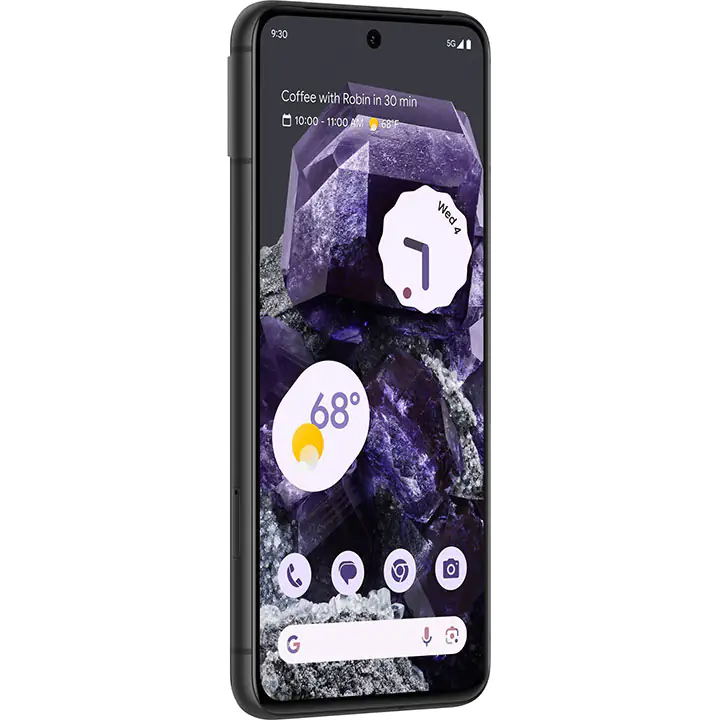 Google Pixel 8 6.2” 128GB (Unlocked) - Obsidian Black (Google Tensor G3/8GB/128GB/Android)