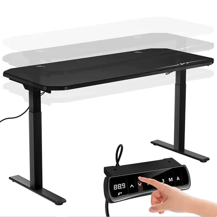 Ergopixel Altura Series Adjustable Gaming Desk 1.4m & Ergopixel Knight Gaming Chair XL