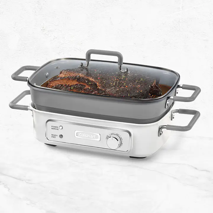 Cuisinart Stack5 Multifunctional Grill with Glass Lid