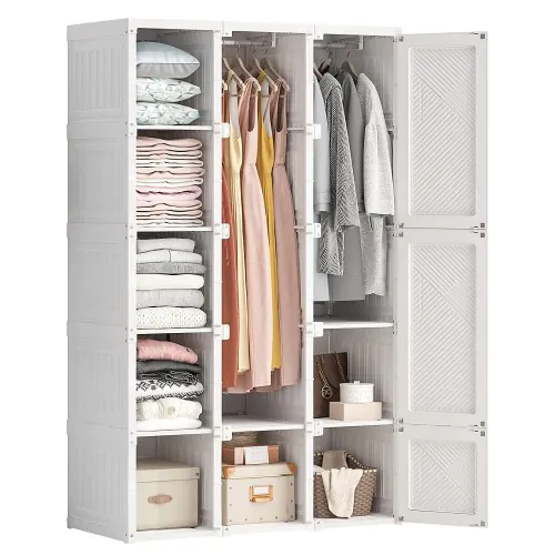 ANTBOX Portable Closet, Foldable Wardrobe Storage Clothing Organizer