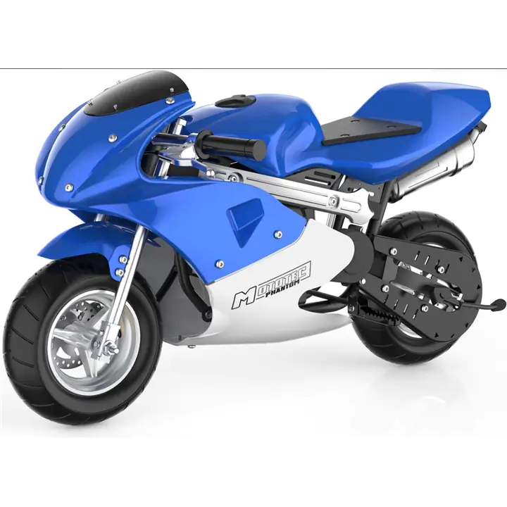 Gas Powered Pocket Bike 49cc 2 Stroke Blue