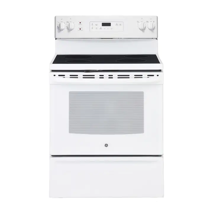 GE 5.0 cu. ft. Electric Freestanding Range - White