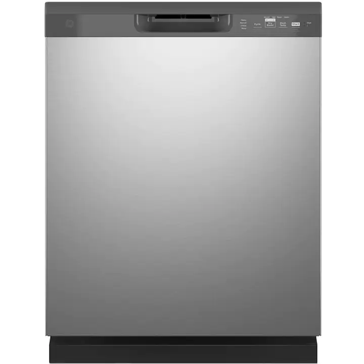 GE 24" Built-In Front Control Dishwasher - Stainless Steel