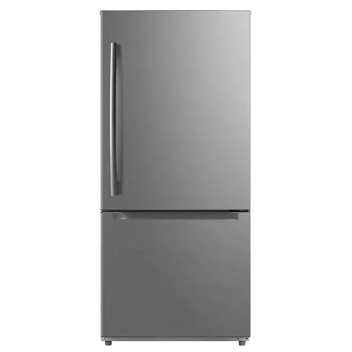 Moffat 18.6 Cu. Ft. Bottom Mount Refrigerator - Stainless Steel
