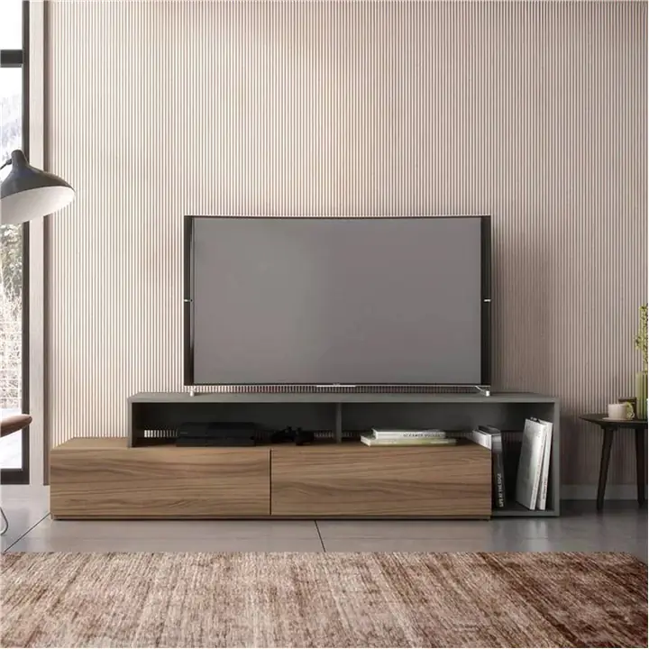Dynasty TV Stand 72-INCH (Nutmeg & Greige)