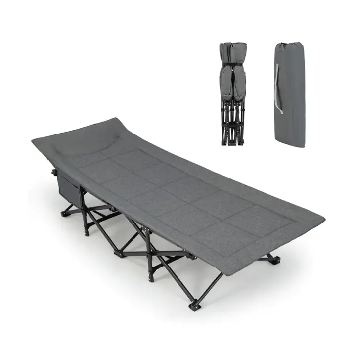 On-The-Go Camping Cot - Gray
