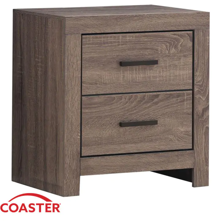 Brantford 2-drawer Nightstand - Barrel Oak