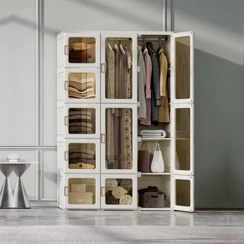 ANTBOX Portable Closet, Foldable Wardrobe Storage Clothing Organizer