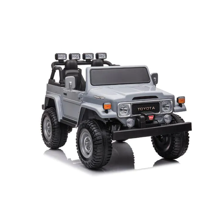 KidsVIP Toyota LC 2-Seater 24V 4x4 Truck w. Rubber Wheels & Remote