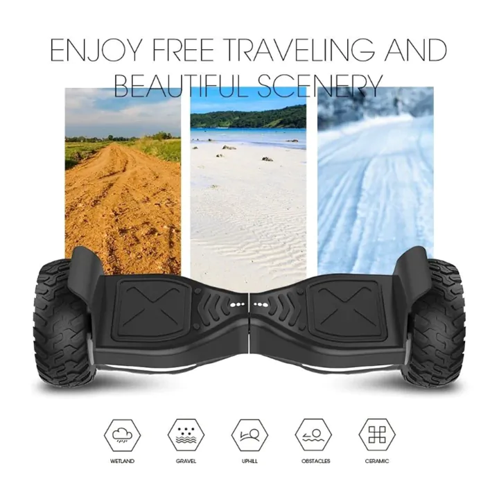 Off Road Street King Hummer 4.0 Inch Fat tire Hoverboard Bluetooth